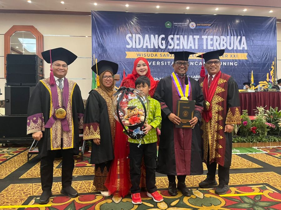 1.341 Lulusan Unilak Diwisuda, Termasuk Kapolresta Pekanbaru dan Bupati Pelalawan