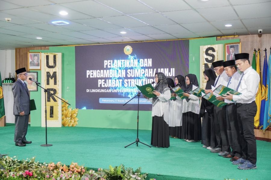 UMRI Lakukan Penyegaran, Lantik 31 Pejabat Struktural